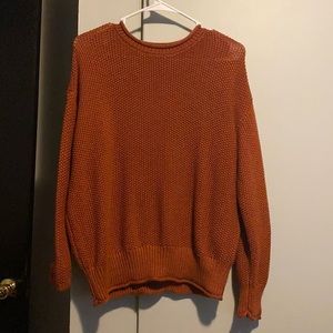 SO SOFT Burnt orange sweater